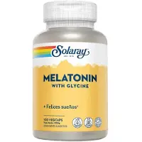 Solaray Melatonin+glycine Kapsler 100 Enheter