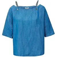 Salsa Jeans 21010891 Kort Ermet Bluse