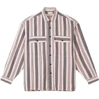 Balmohk 30000398 Vintage Pink Stripes Skjorte Med Lange Ermer