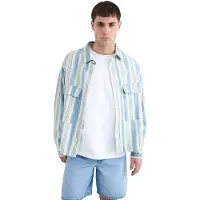 Balmohk 30000401 Cropped Stripes Skjorte Med Lange Ermer