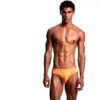 Emporio Armani for man. EM000573_AF20424 Slip Style orange swimming costume (M), Beachwear, Polyamide