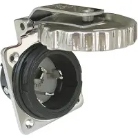 Marinco 6373el-b Rustfritt Stål Plugg 50a