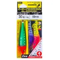 Duel Ez Slim Cloth+bait Metal 25/94g Rig 1 Blekksprut Jig 80 Mm