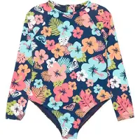 Roxy Morning Flower Erlwr03359 Langermet Shorty-våtdrakt Med Glidelås Bak For Junior