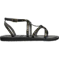 Pepe Jeans for woman. PLS700017 Rio Stud Sandals black (36), Flat, Buckle, Casual
