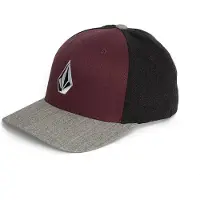 Volcom Full Stone Hthr Flexfit Caps rød