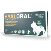 Pharmadiet Hyaloral Razas Pequeñas Y Medianas 30 Cpd Kosttilskudd For Hund