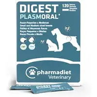 Pharmadiet Digest Plasmoral 120 Porsjonsposer Hundetilskudd For Små Og Mellomstore Raser