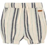 Hust and Claire Shorts Bomull/Lin - Herluf - Sandshell m. Stripe - - 74 - Shorts