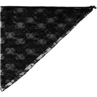 Kids Only Skjerf - 125x50 cm - Lace - KogRina - Svart - - OneSize - Skjerf