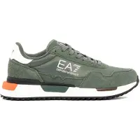Emporio Armani unisex. 7X000380_AF19175 Vintage Green Sneakers (42 2/3), Blue, Flat, Laces, Casual