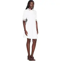 Armani Exchange for woman. XW001739AF13401U1003 Fitted dress white (XS), Casual, Polyester, Short sleeve