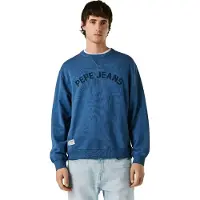 Pepe Jeans for man. PM5800146 Gio Crew sweatshirt blue (L), Casual, Cotton