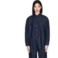 Armani Exchange for woman. XW002258AF21337MB001 Relax Shirt navy (XS), Casual, Cotton, Long sleeve