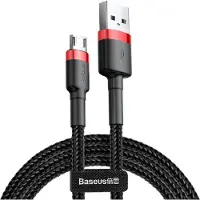 Baseus Cafule Micro USB-kabel 1,5A 2 m (rød + svart)