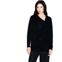 Armani Exchange for woman. XW001879AF11956UC001 Relaxed cardigan black (S), Casual, Wool