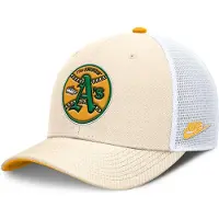 Nike Mlb Dri-fit Rise Structured Oakland Athletics Truckerlue