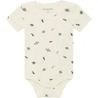 Minymo Body k/e - Viskose - Niagara Mist m. Planeter - - 50 - Kortermet body