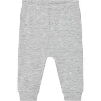 Minymo Bukser - Viskose - Grey Melange - - 1 år (80) - Bukser - bomull