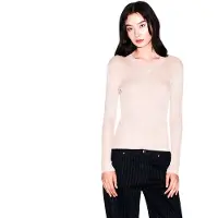 Armani Exchange for woman. XW001874AF11957M4014 Slim V jumper pink (XL), Casual, Classic, Viscose