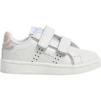 Pepe Jeans for girl. PGS000014 Player Young Leather Sneakers white (29), Flat, Velcro, Casual, Sport, children's fashion