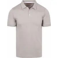 Suitable Boris Poloskjorte Greige Grå Beige Størrelse