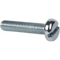 Cofan Din 85 C-6 M6x12 Mm Panhodeskrue Med Spor 200 Enheter