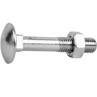 Cofan Din-603/934 M12x250 Mm Vognbolt Med Mutter 10 Enheter