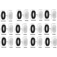 INF Erstatningsfilter for kjæledyrvannfontene - 12 bomulls- + 12 svampfiltre