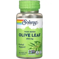 Solaray Olive Leaf 410mg Kapsler 100 Enheter