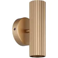 Eglo Vegglampe Portillo, messing, høyde 20 cm, 2 lyskilder, GU10