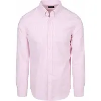 Steppin' Out Skjorte Oxford Stripes Rosa Størrese