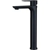 INF Elegant og stilig servantkran i 304 rustfritt stål Black