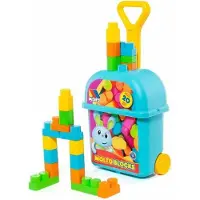 MOLTO Suitcase Cart With 20 Blocks Trillekoffert