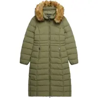 Superdry Faux Fur Fuji Longline Jakke