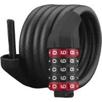 RockBros RKS507-1BK sykkellås med kombinasjon 1,8 m - svart