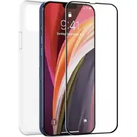 Muvit For Change Iphone 14 Plus Screen Protector+ Silicone Telefondeksel