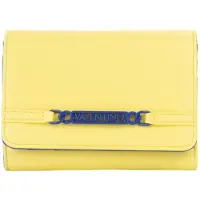 Valentino for woman. VPS9P843 Yellow logo coin purse (OSFA), Casual, Polyester, Polyurethane
