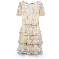 Vero moda Smilla Kjole Regular Fit Snow White Kamille (134 / 9 år)