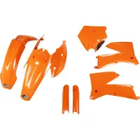 Ufo Ktm Sx/sx-f 2005-2006 Ktkit503f-127 Fork Protectors & Plastsett