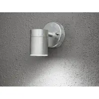 Konstsmide Modena utendørs vegglampe, enkeltlys, stålfarget