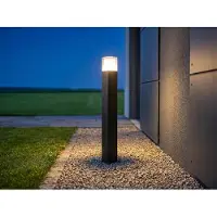 Smartwares LED-gatelampe OOL-50018, aluminium, høyde 80 cm