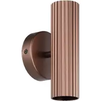 Eglo Vegglampe Portillo, bronse, høyde 20 cm, 2 lyskilder, GU10