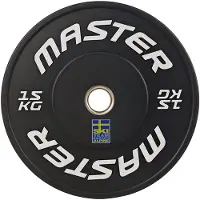 Master Fitness Bumpervekter Ski Svart