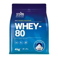 Star Nutrition Whey-80 Myseprotein 4 kg