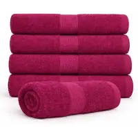 Egeria Bomullshåndkle - 100% bomull - Badehåndkle 70x140 cm - Diamant - Aubergine