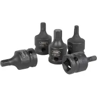 JBM 1/2´´ Sekskant-og Torx-bitssett For Slagtrekker 13 Enheter