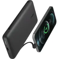 Belkin BoostCharge Plus - Powerbank - 10000 mAh - 23 Watt - Hurtiglading - 2 utgangskontakter (Lightning, 24-pinners USB-C) - midnattsblå