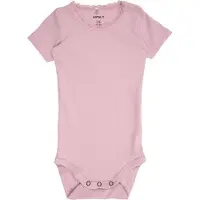 Name it Body k/e - Rib - Noos - NbfKab - Duftende Lilac - - 74 - Kortermet body