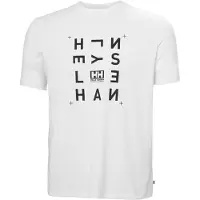 Helly Hansen Skog Graphic T-skjorte, Herre, WHITE